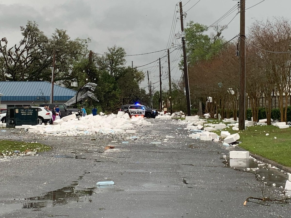 OCALA, FLORIDA DAMGE: Possible Tornado.  From the Ocala PD: Multiple buildings and vehicles near the 3900 block of SR 200 are damaged due to a tornado. No injuries reported at this time. All lanes on SR 200 from SW 38 Ct. and SW 43 St. Rd. Are blocked.