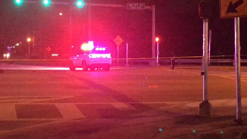 Miami Gardens Police are investigating after a pedestrian was struck and killed in the street on Sunday night. Police responded to NW 207th street &  27th Ave at around 9:35pm. Investigators say the victim was attempting to cross the street when he or she was struck