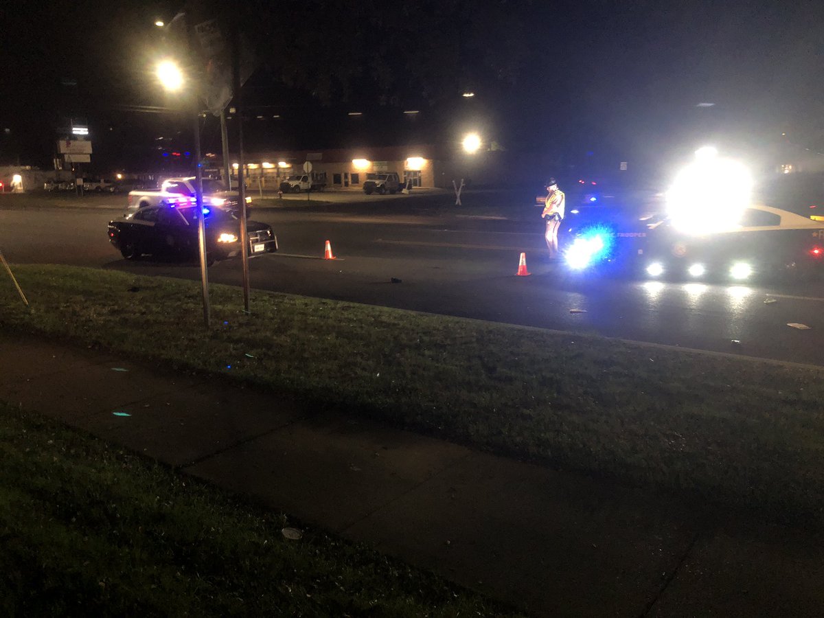 A person is dead tonight after being hit by a car. The accident happened on Michigan Avenue near Chicago Ave shortly before 9 o'clock. The Florida Highway Patrol is at the scene investigating.