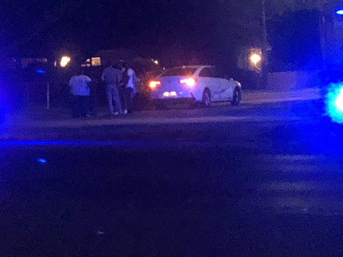 A man is hospitalized tonight after a motorcycle-car collision. The accident happened on the corner of W and Delano Streets not far from Fairfield Drive. The Highway Patrol is investigating.