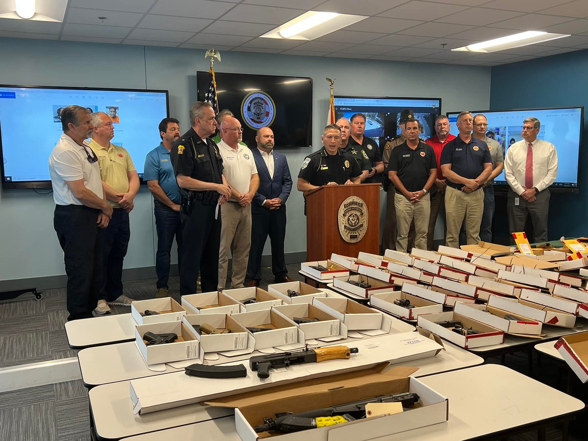 Panama City Beach Police say around 60 guns were confiscated from Spring Breakers during a rowdy weekend. One shooting took place Sunday and multiple people were arrested  