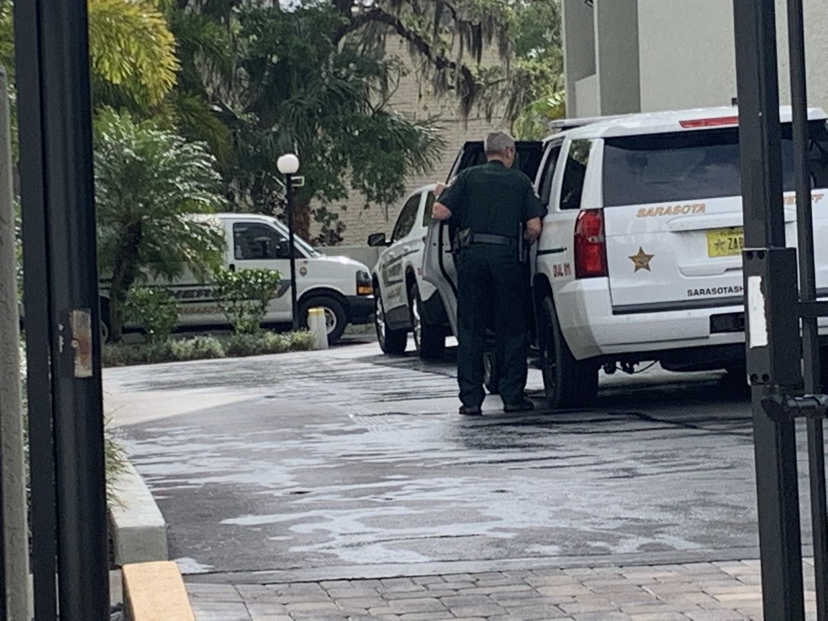 Deputies with @SarasotaSheriff are on scene at Palm Place following an officer involved shooting. Sheriffs office says two deputies are okay following the shooting. This shooting happened within the City  