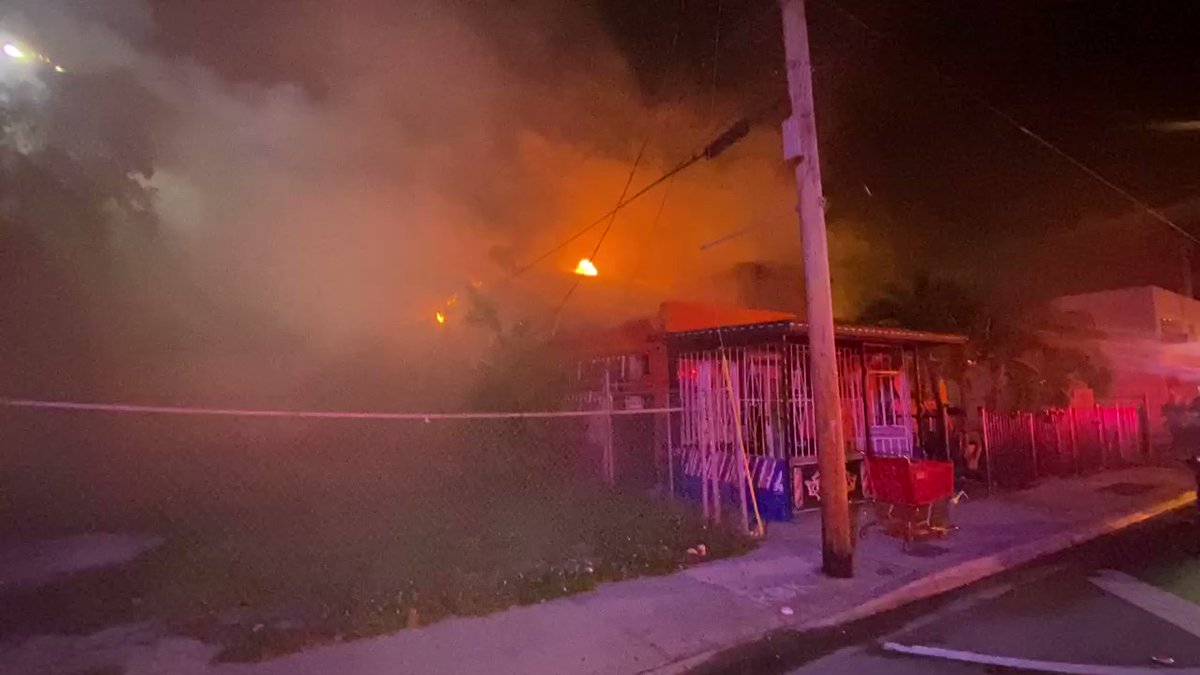 An intense firefight in Miami overnight after a home caught fire on W. 8th Ave. near Flagler St. One man inside made it out safely. It took crews more than an hour to knock down the flames.