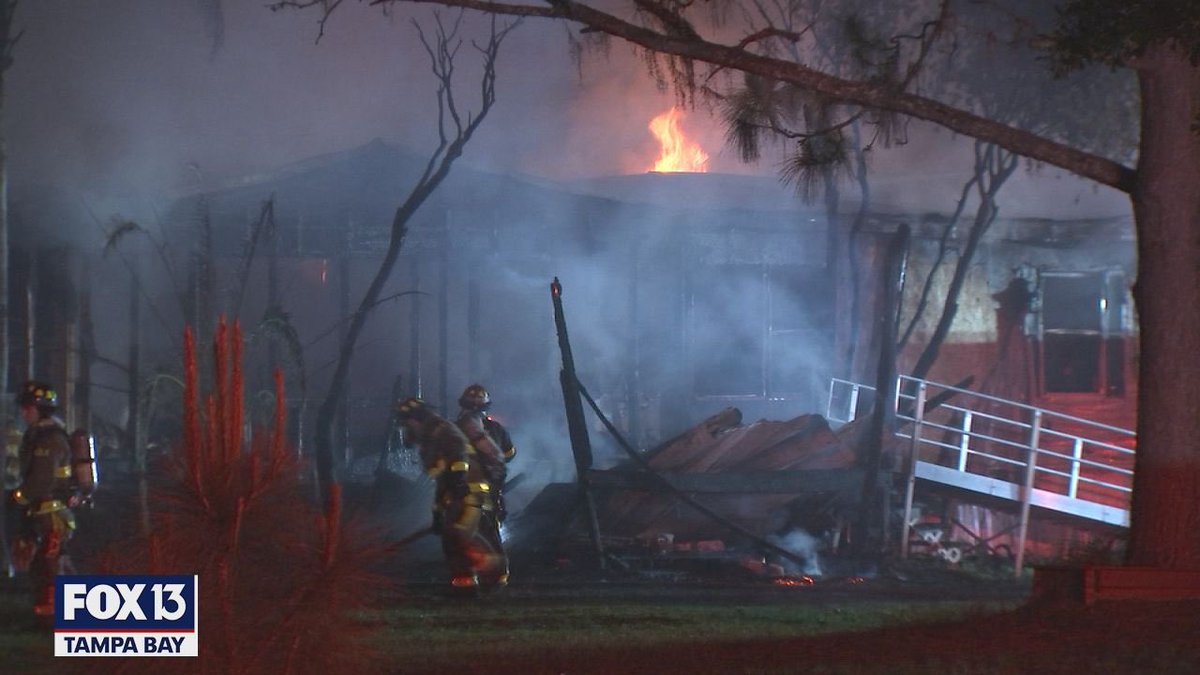 Polk County firefighters are on scene of a mobile home fire on Creekwood Run in North Lakeland. Crews have been on scene since  