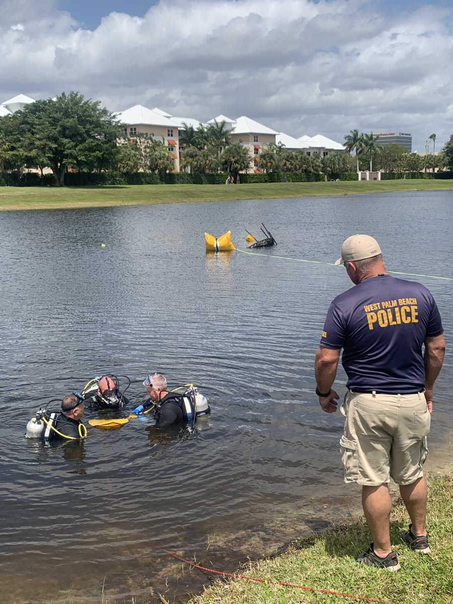 Dive Team Officers recovered two cars this week while diving in low visibility WPB canals