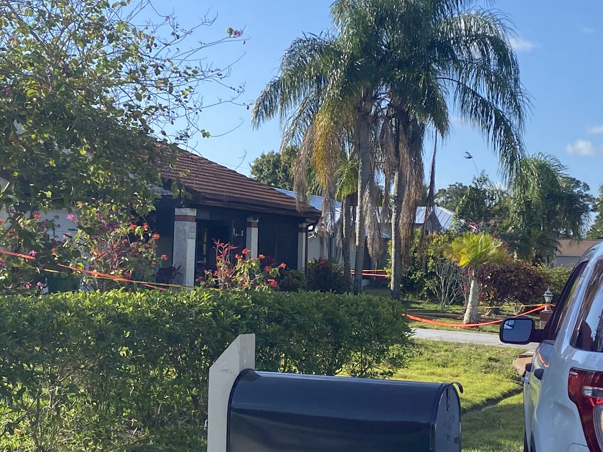 1 person has died after an early morning fire broke out at this home along Beechwood Terrace in Port St. Lucie. It happened just before 4:30 a.m. The cause is under investigation & the state fire marshal is here, however police say no faul play is involved. 