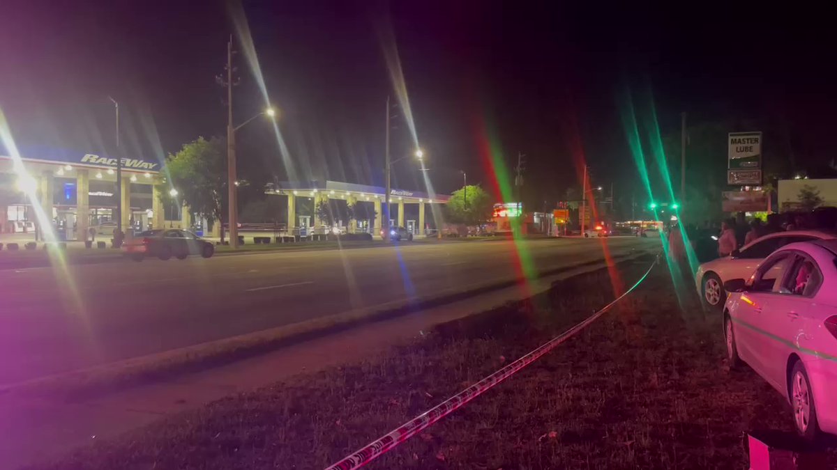 A woman was found shot and killed in the Raceway Gas station parking lot on Lem Turner Road early this morning, according to JSO. Police are still looking for the person responsible