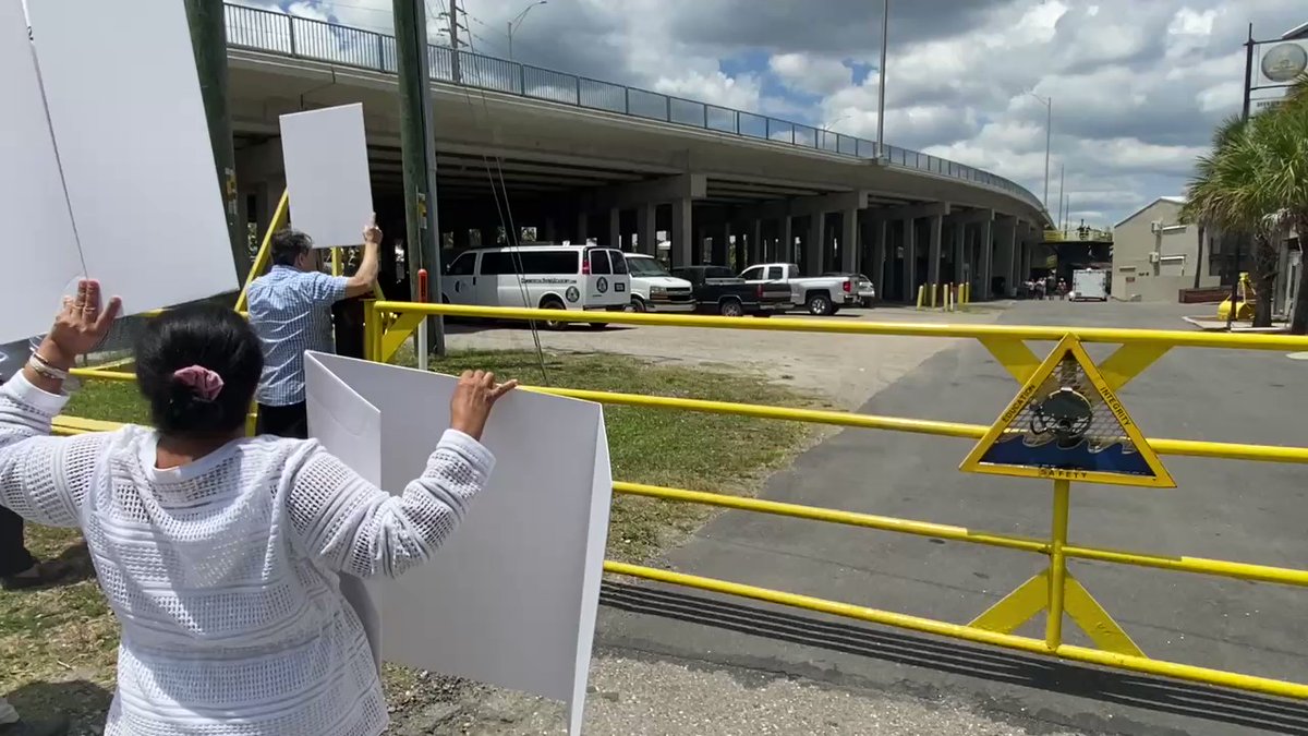 The Martins family protested outside of CDA Technical Institute earlier this afternoon. Fausto Martins died while training at CDA last month. They came here to get this things and get answers