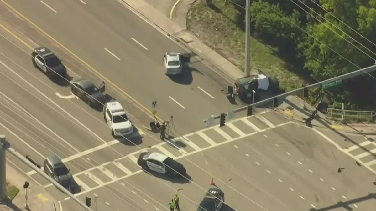 Fatal multi-car crash in Boynton Beach. At least one person is dead