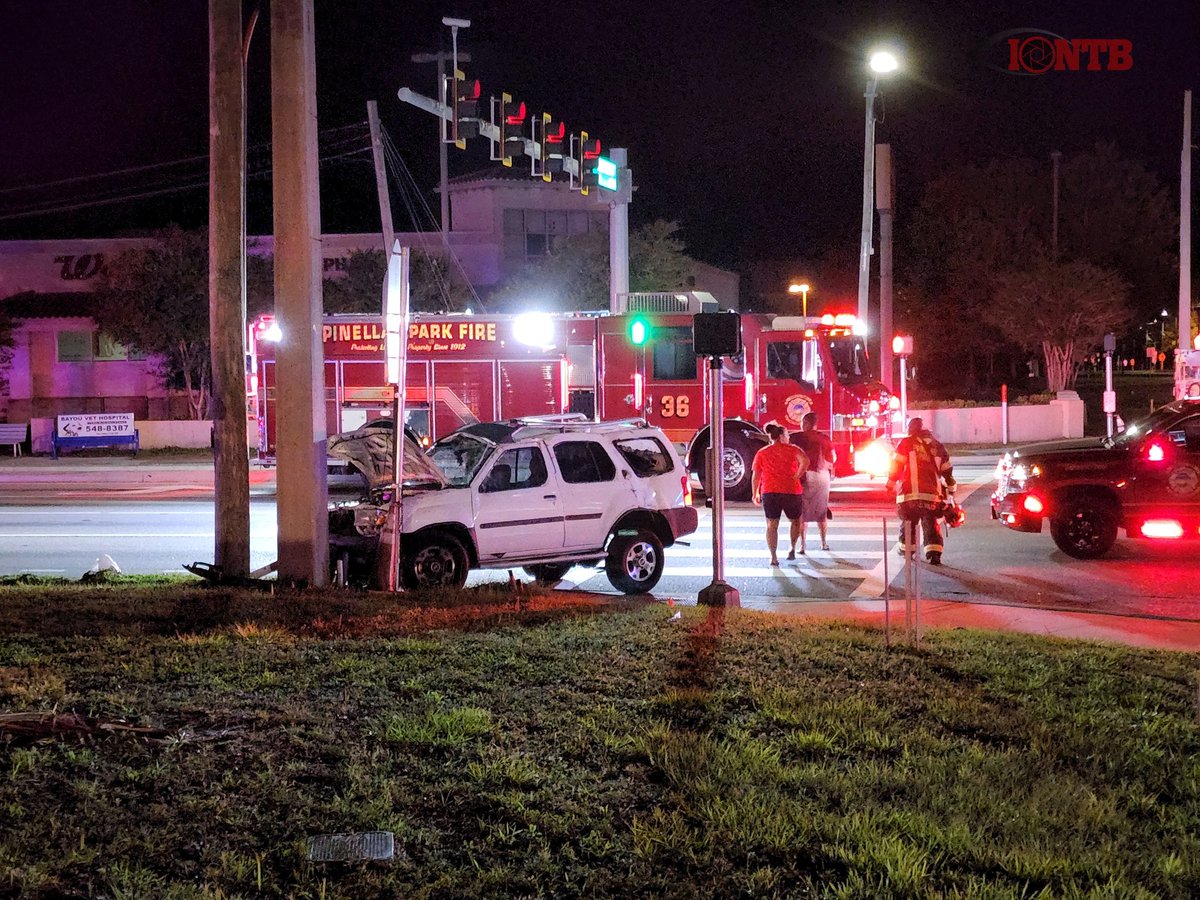 Pinellas: All northbound lanes of 66th Street closed just south of 102nd Avenue N. Rollover crash. Witnesses report driver was detained by citizens. Transported as a trauma alert. Second patient also transported for evaluation