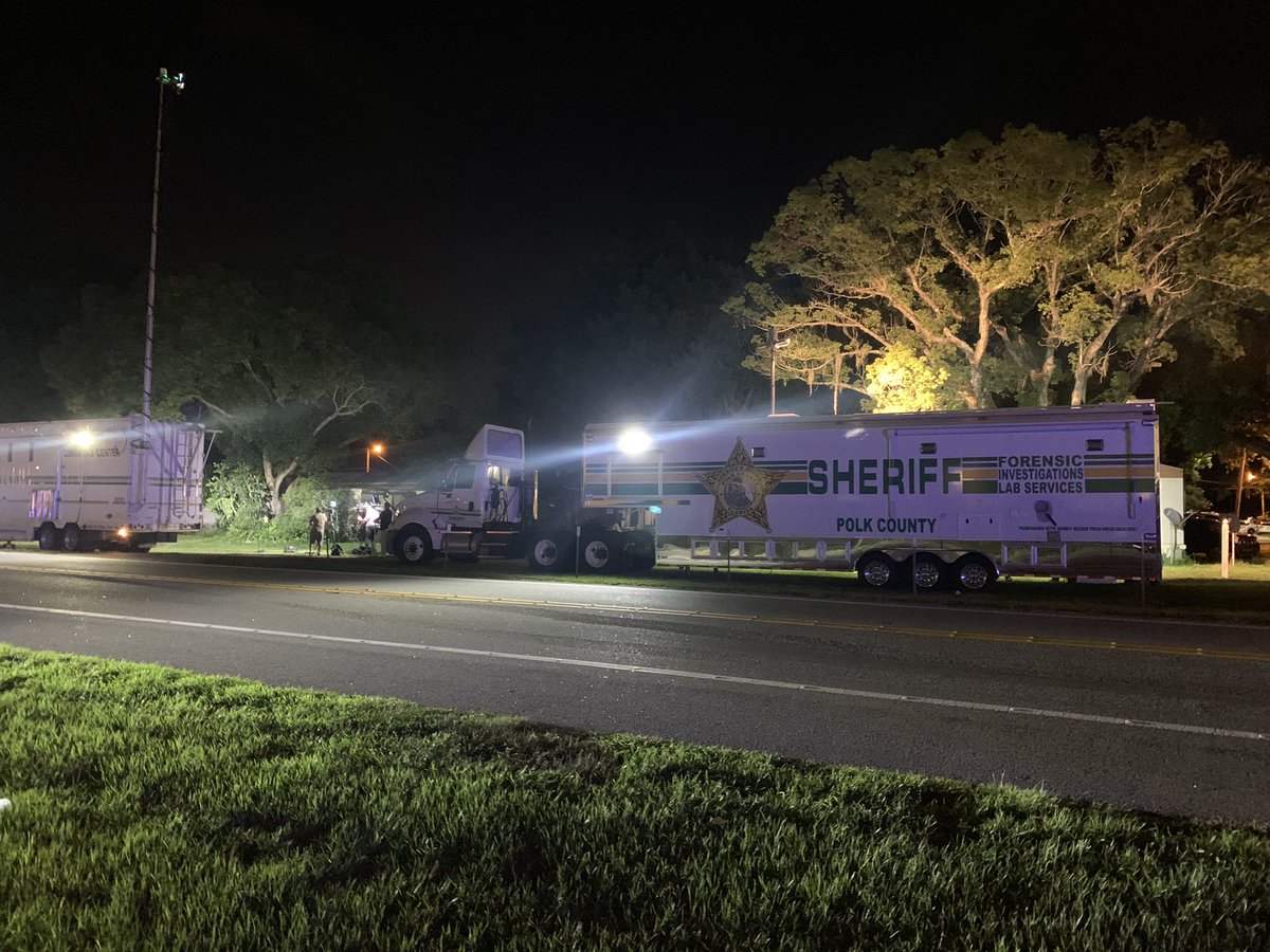 Is investigating a deputy-involved shooting in Lakeland on Combee Road. A 56 yo man is dead after he started shooting inside his home and outside Ten Rocks mobile home park tonight. They say he threatened to kill his wife and any responding deputies