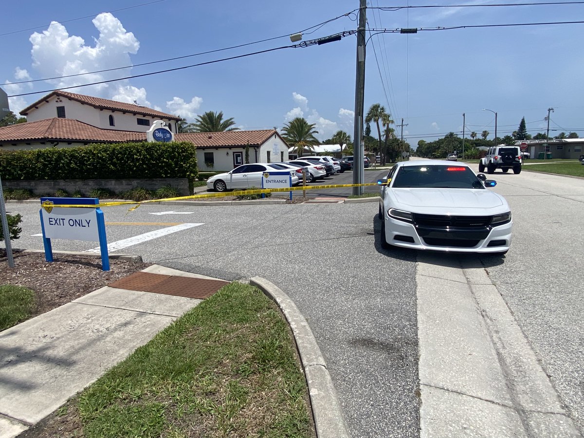 BANK ROBBERY: Indialantic PD working bank robbery at Space Coast Credit Union at 5th and Shannon. Suspect = shorter Hispanic male with black hooded sweatshirt, black shorts and shoes.