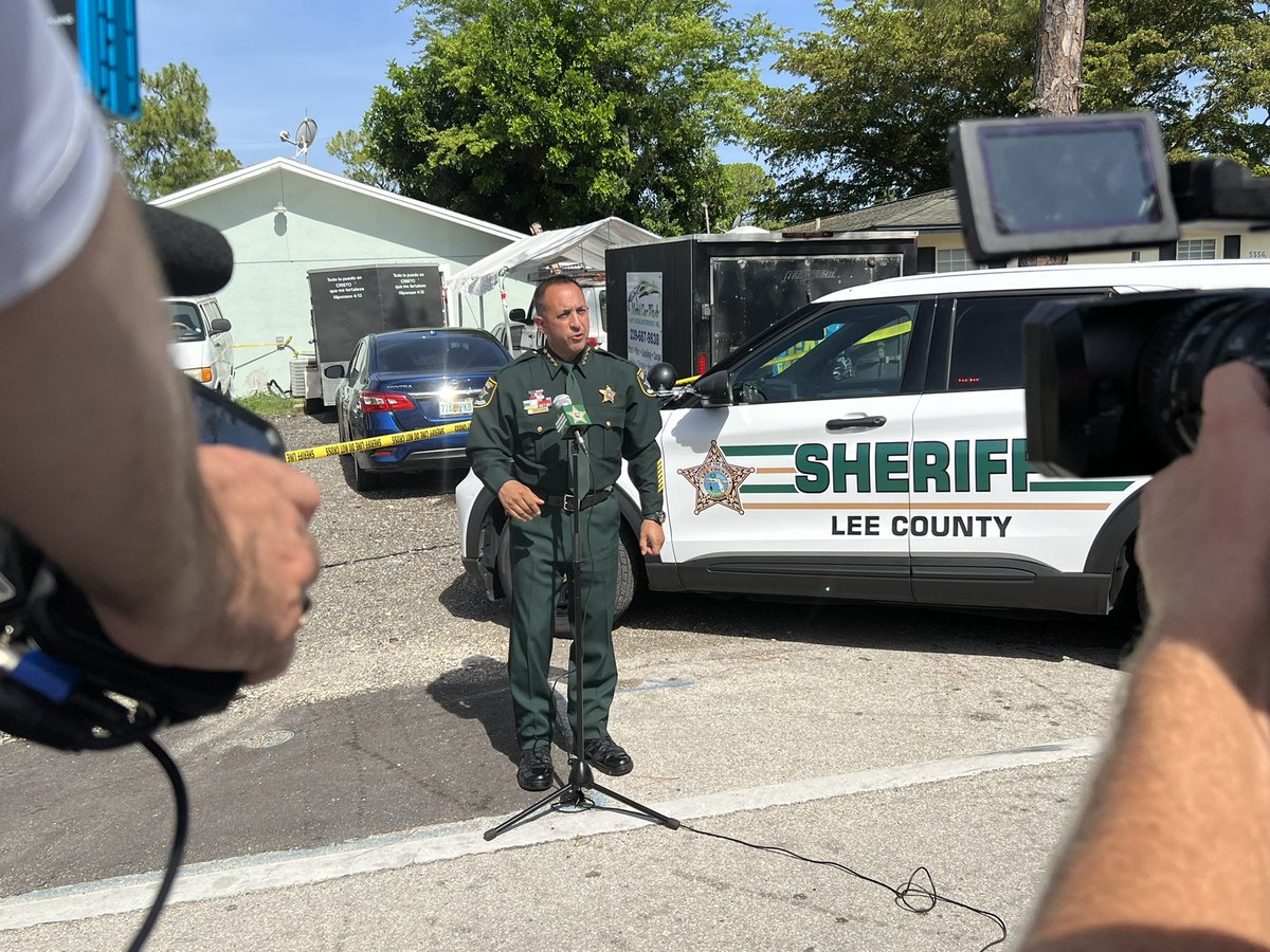 Sheriff Carmine Marceno has called a press conference this morning at the scene of a home invasion investigation on Eighth Avenue in Fort Myers