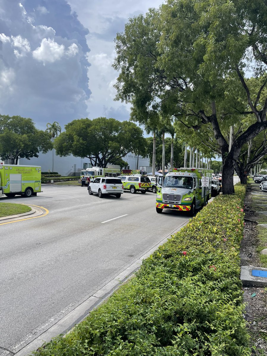 A level 8, which is the highest, HAZMAT response in Doral after a chemical being delivered to a business begins leaking. 