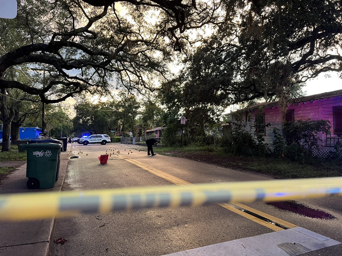 Exclamation️ @TampaPD says four people were shot along East Chelsea Street near MLK Jr Blvd