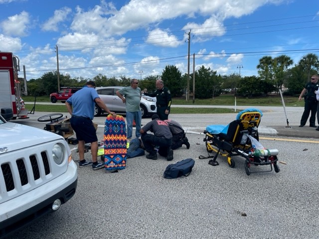 Sheriff Rick Staly is on scene at a serious crash at 5100 East State Road 100 in Palm Coast