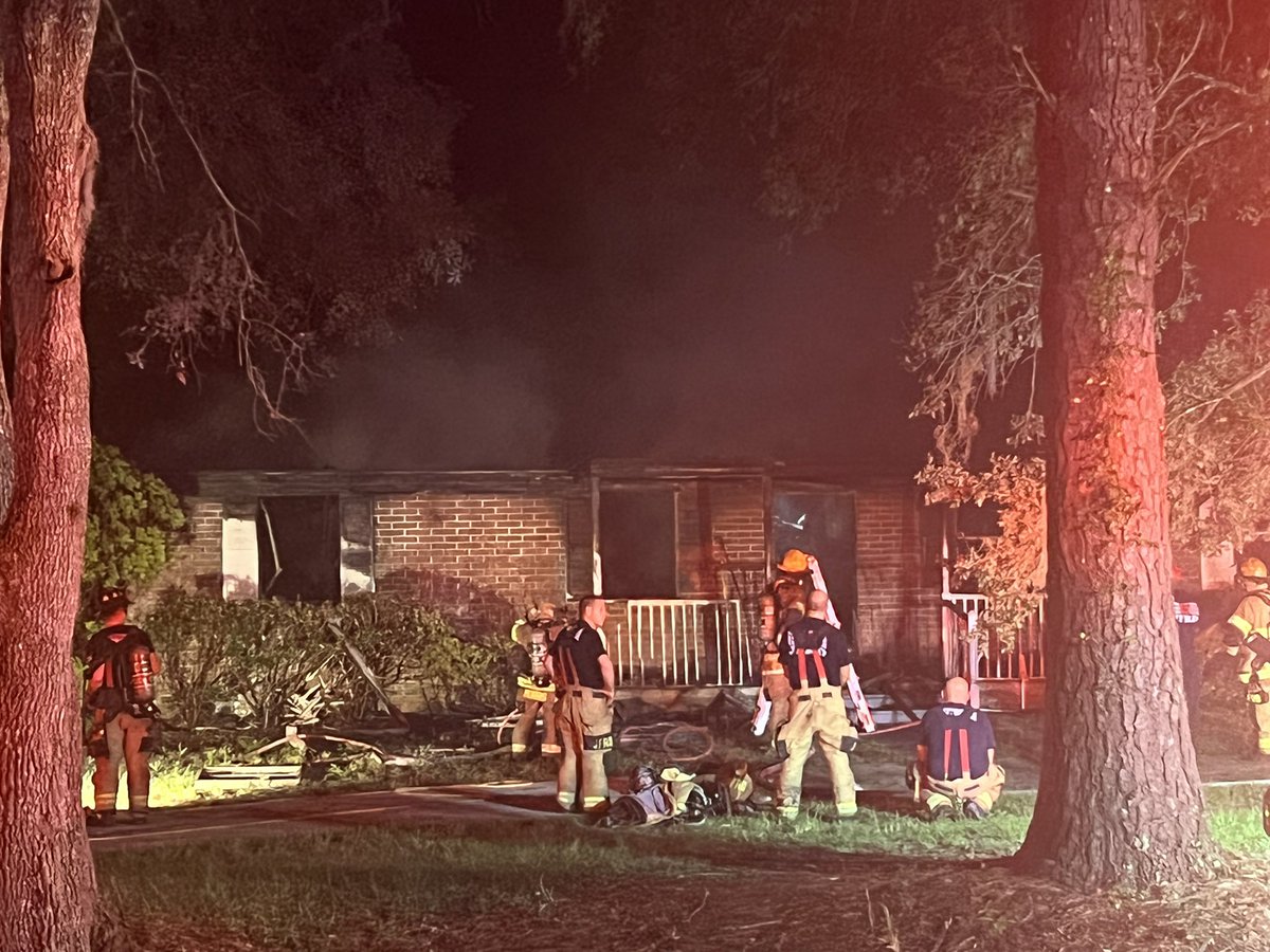 Chief Brandon Smith with JFRD says there are no injuries and no one was living at this house. Smith says at least 40 firefighters responded to this fire around 4 a.m. and they put it out in about 30 minutes