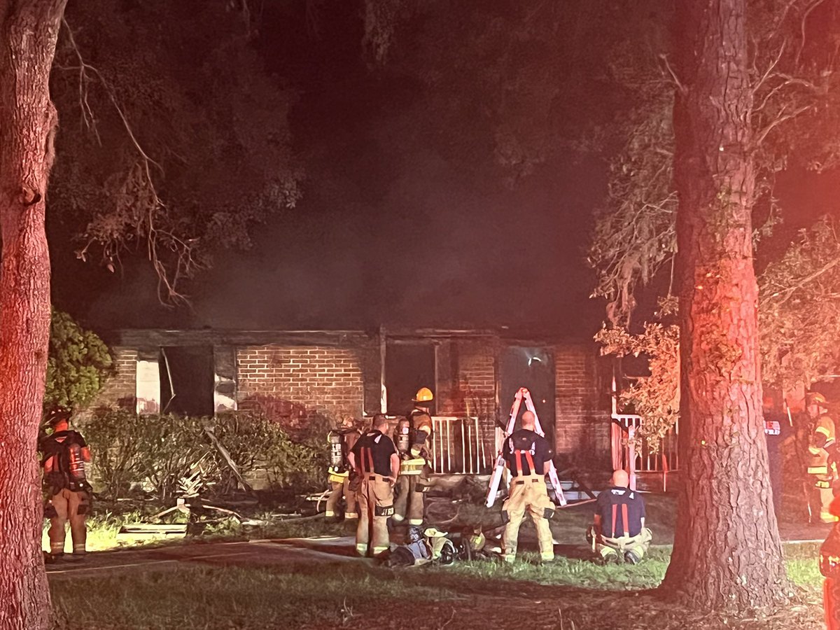 Chief Brandon Smith with JFRD says there are no injuries and no one was living at this house. Smith says at least 40 firefighters responded to this fire around 4 a.m. and they put it out in about 30 minutes