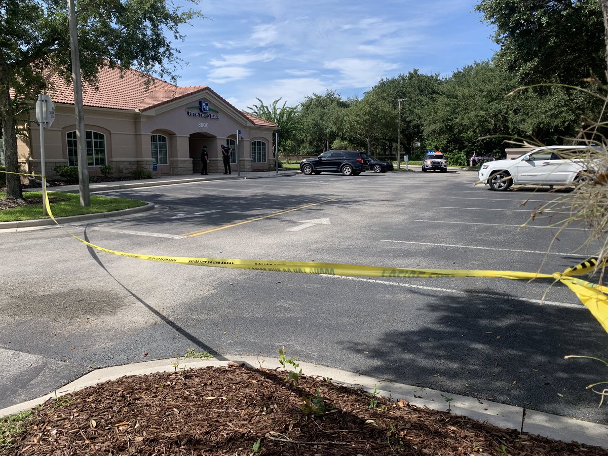 Orlando Police are working a robbery at this Fifth Third Bank on Lee Vista Boulevard