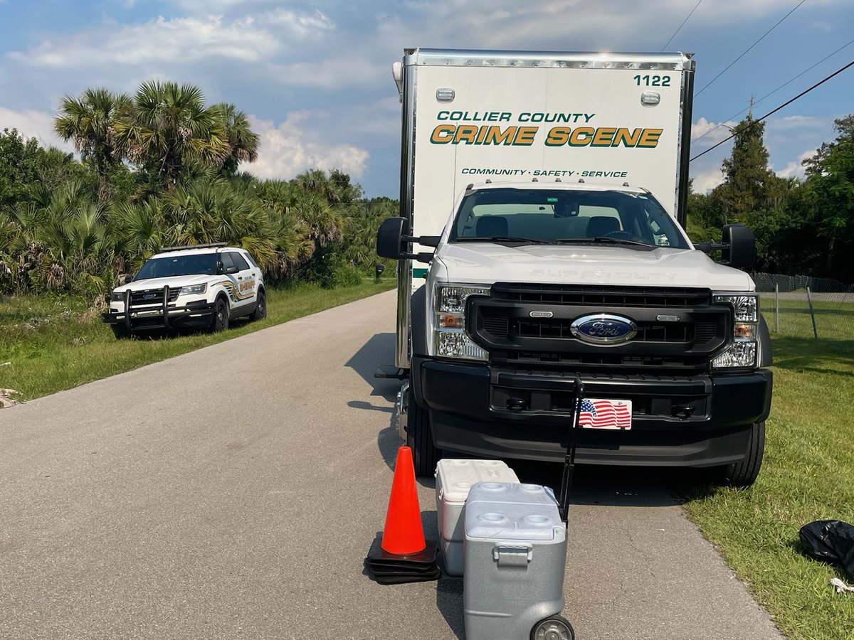 The @CollierSheriff is investigating a shooting that left one woman dead and a man fighting for his life it happened just after midnight last night  