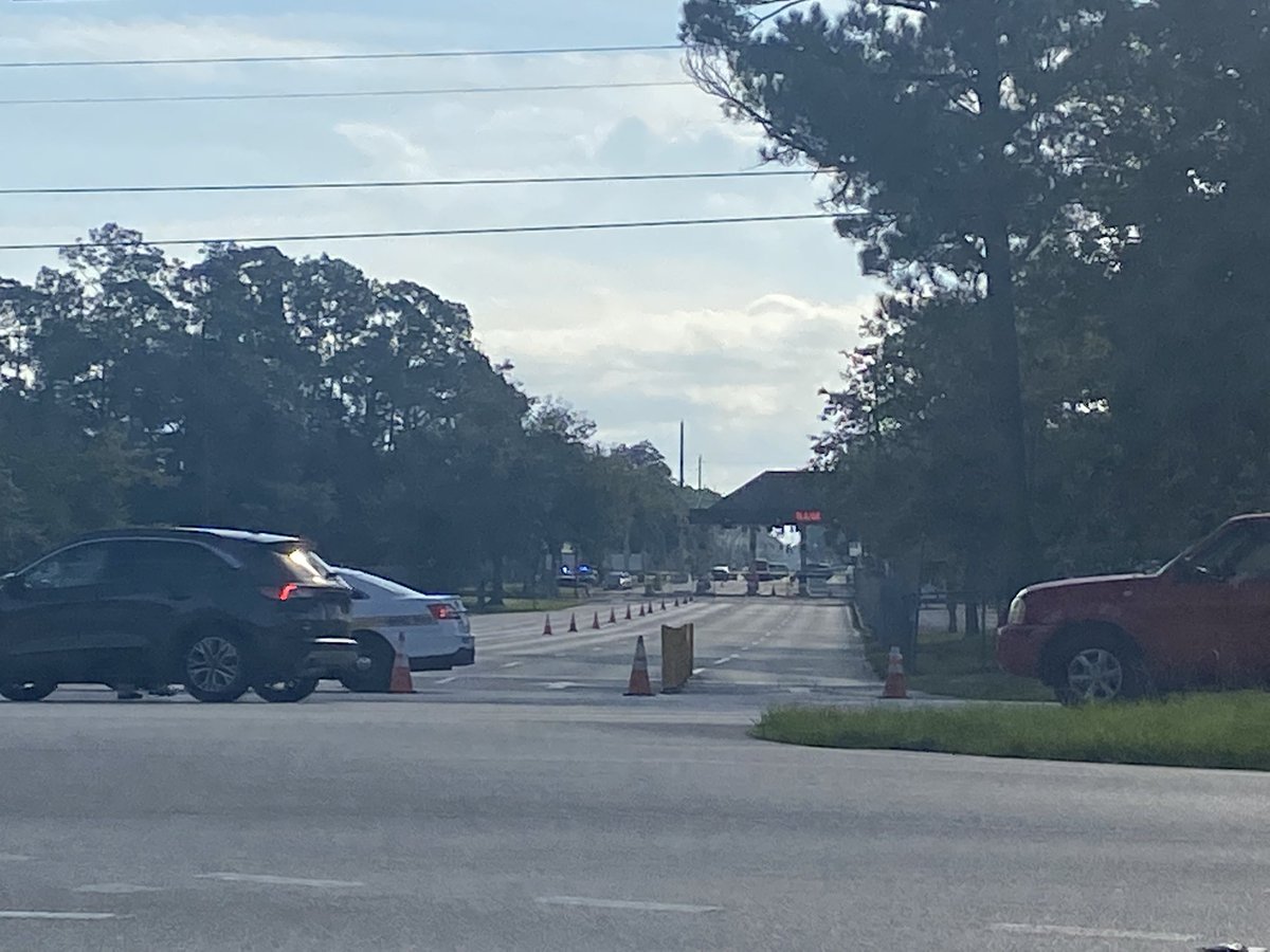 Birmingham Gate. A driver crash & died here after trying to enter the station at around 6:30 a.m. A base spokesperson says protective barriers stopped the driver. The gate will remain CLOSED until further notice