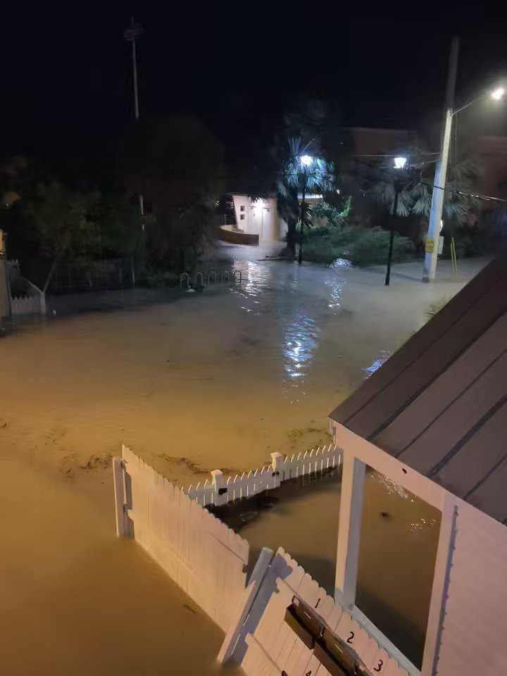 in Bahama Village sent this, as some neighborhoods in Key West flooded Tuesday night. The Keys are being hit by tropical storm force winds and rain. Also, storm surge could be 1-3 feet Wednesday