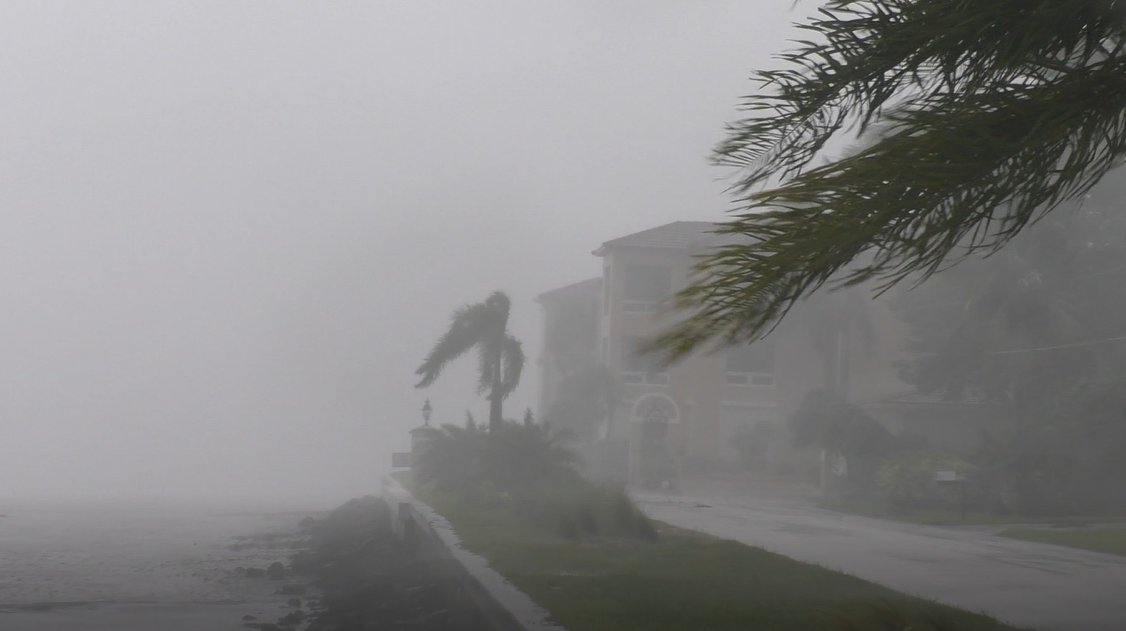 Rain and wind are already pummeling Punta Gorda, Florida as the life-threatening storm approaches.