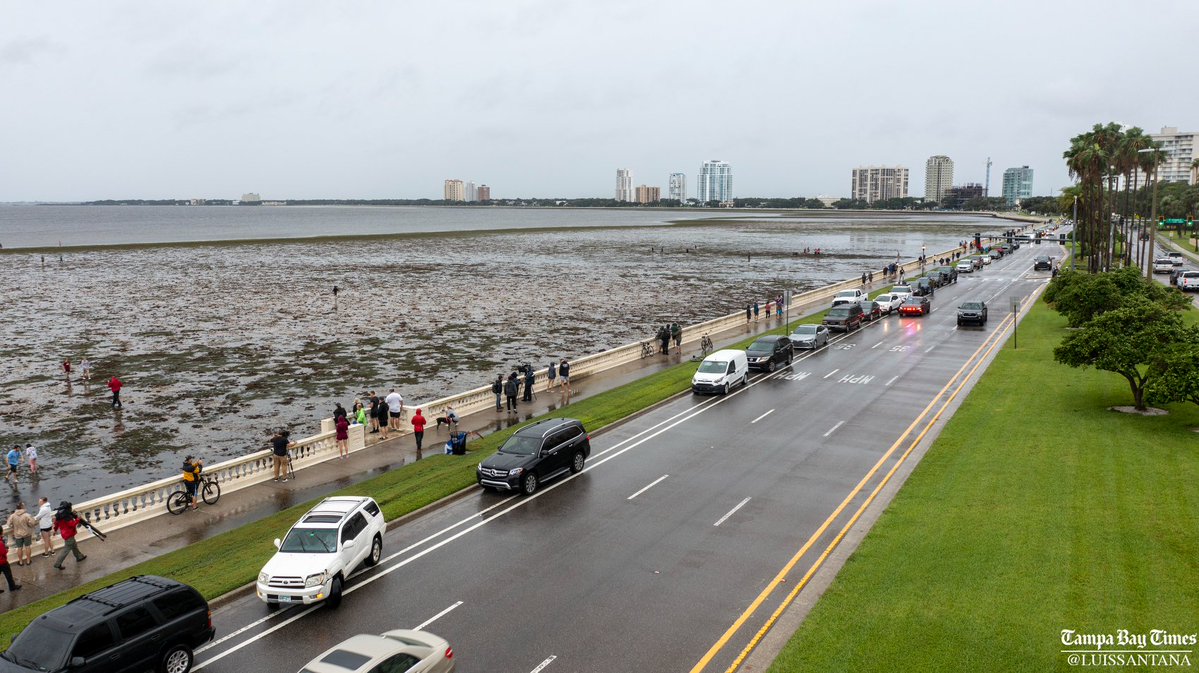 Some HurricaneIan Drone aerials of the scene out on Bayshore