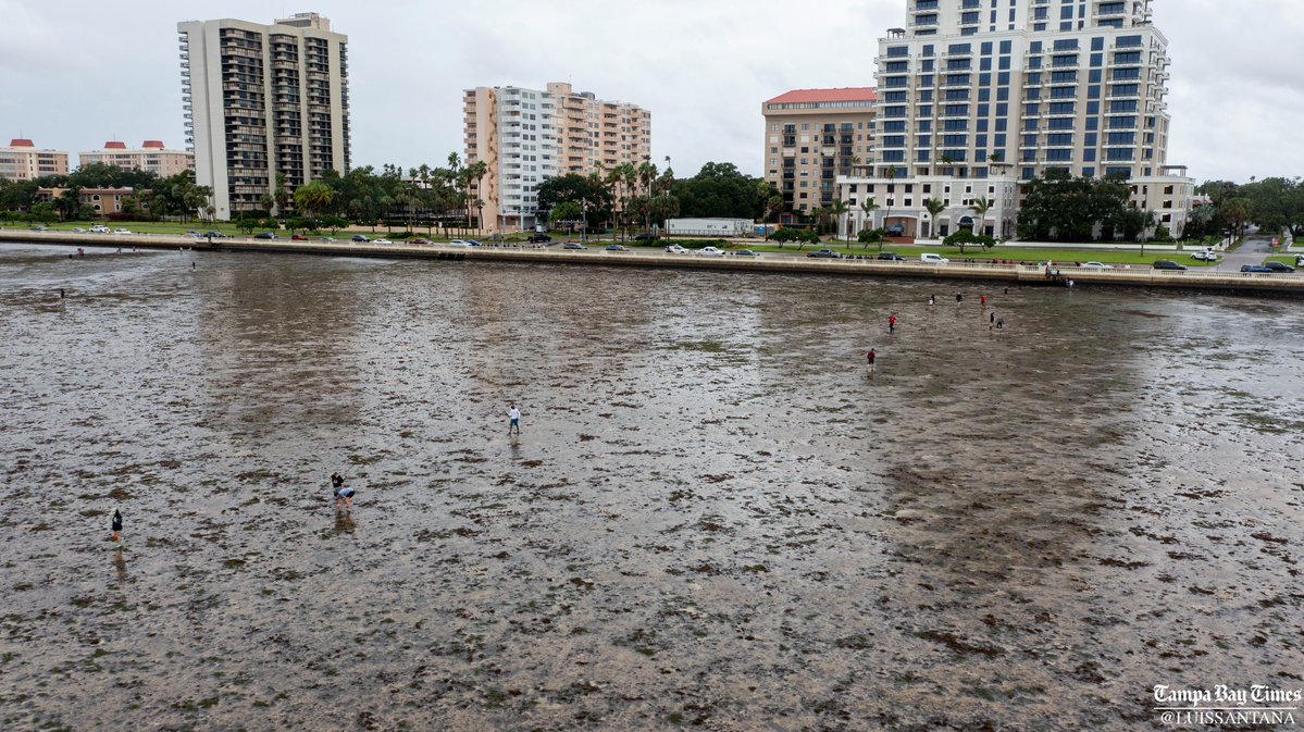 Some HurricaneIan Drone aerials of the scene out on Bayshore