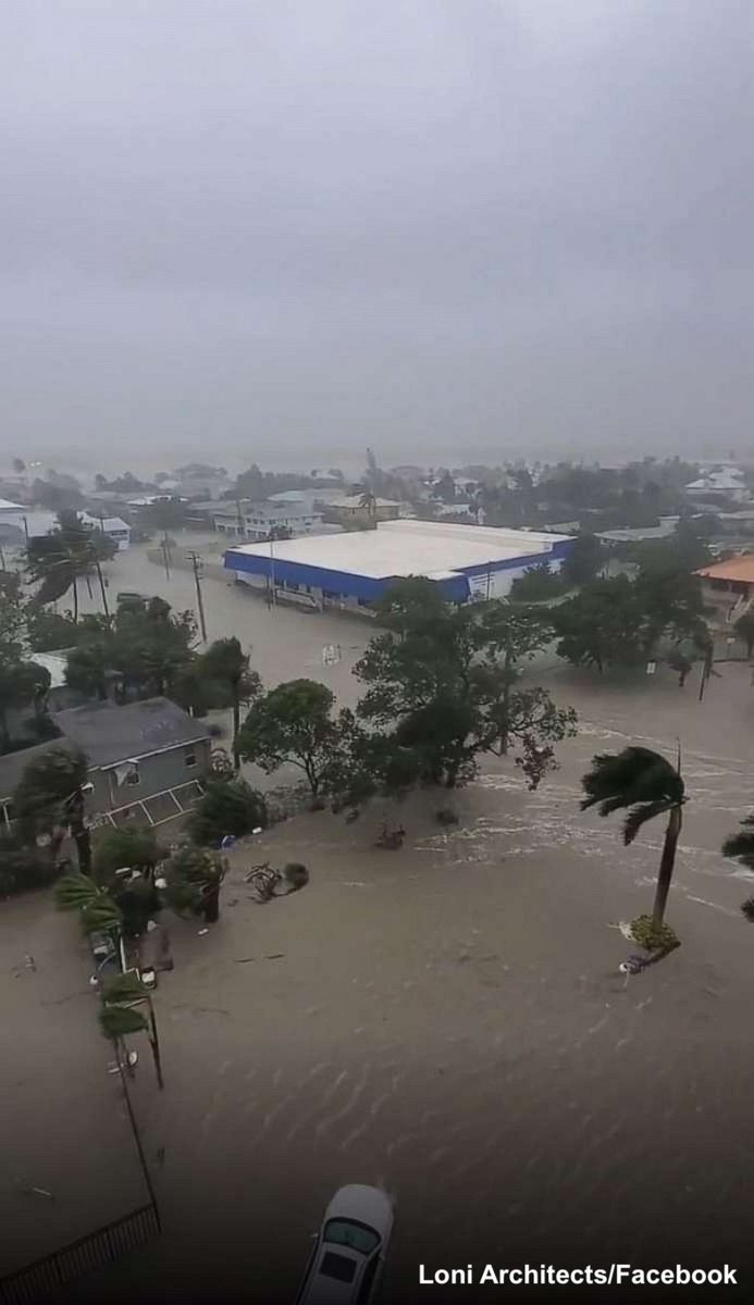 Images capture flooding in Ft. Myers, Florida, as Hurricane Ian bears down on the state as a powerful Category 4 storm