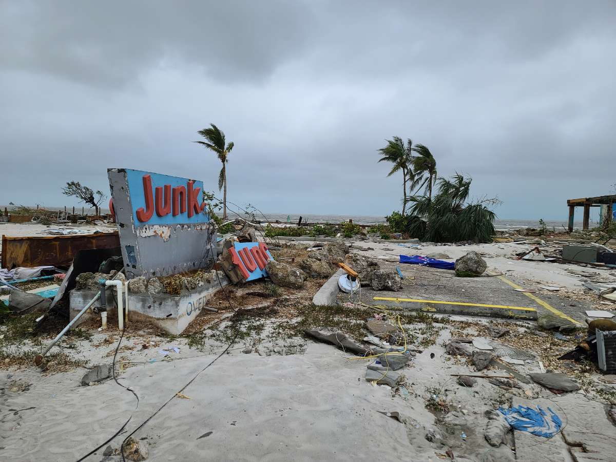 The images from the aftermath of HurricaneIan are nothing short of devastating to see. A viewer sent  these pictures from FortMyersBeach