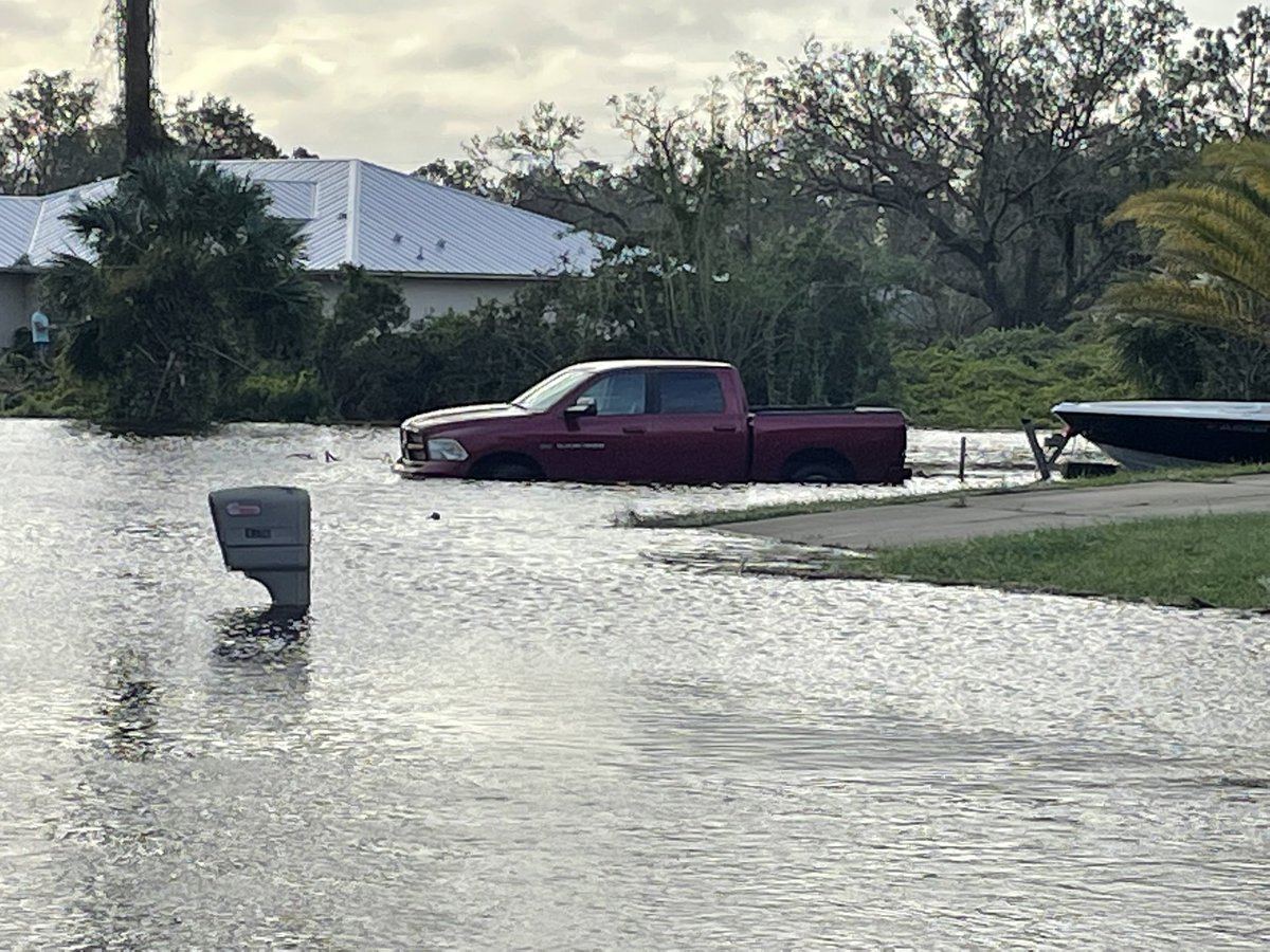 NORTH PORT   Lots of flooding, trees down & power outages