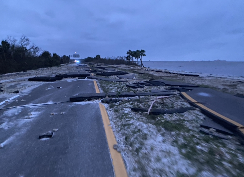 More devastation from HurricaneIan leading up to the Sanibel Causeway