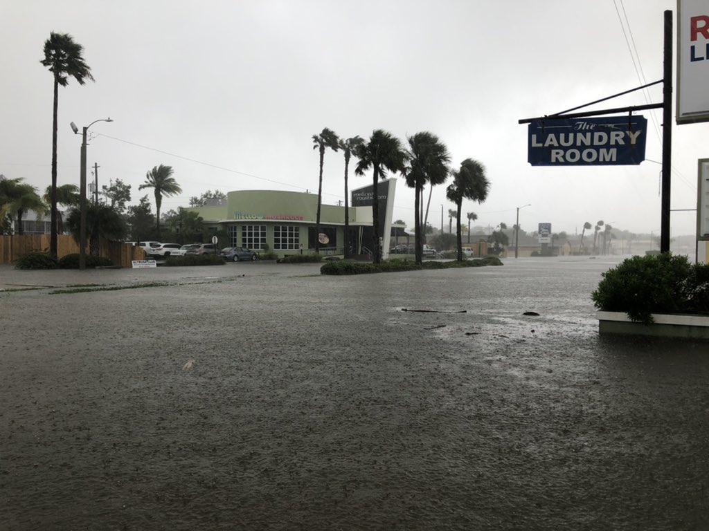 The intersection of A1A and Matanzas Blvd HurricaneIan 