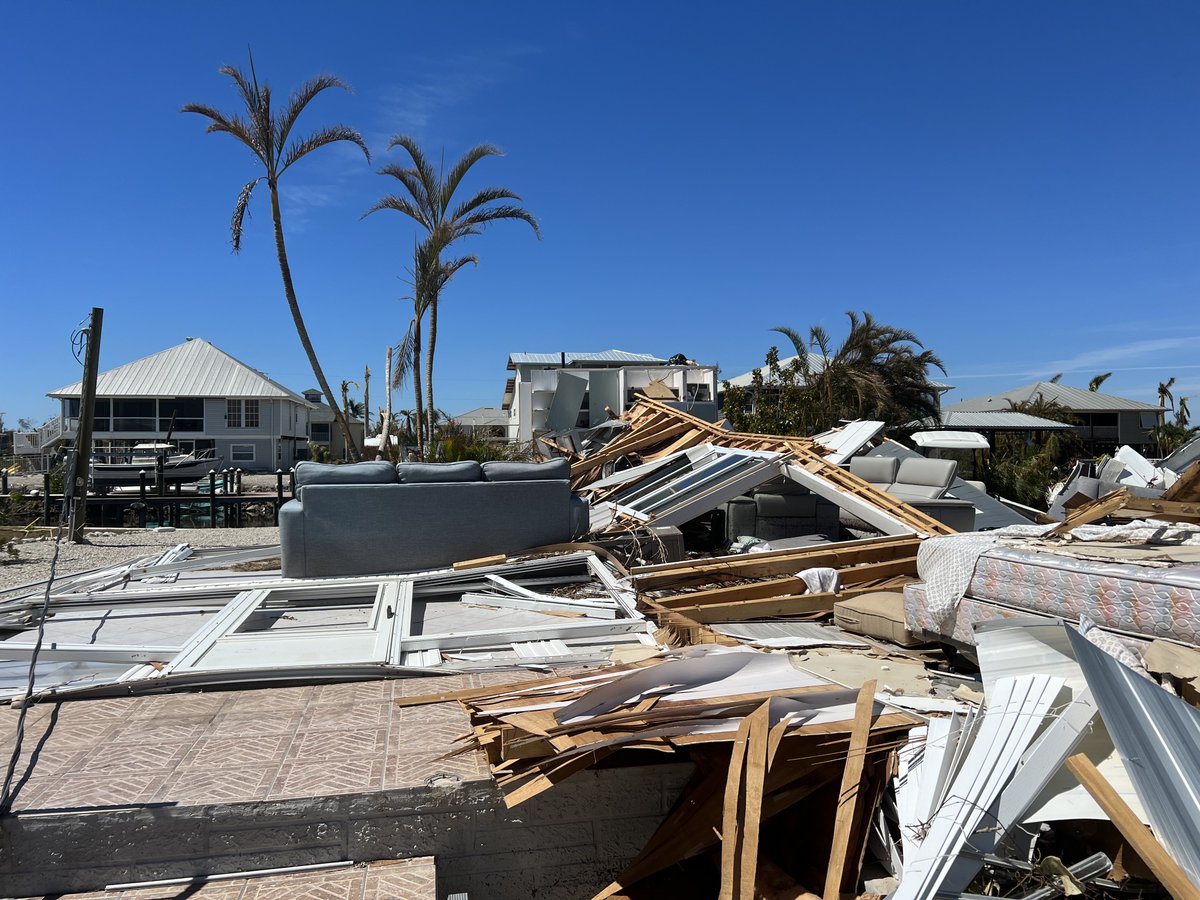 Some more images of the damage in St. James City on Pine Island 