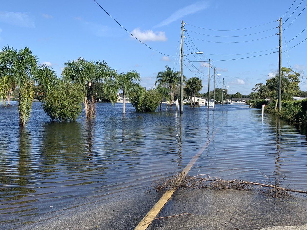 Osceola Sheriffs office is touring The Good Samaritan Village in Kissimmee. Residents of the community are in local shelters after being rescued by the National Guard.  