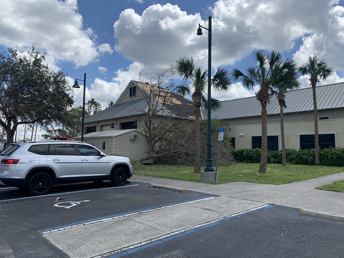 North Port is strong. This is damage to Station 81. Crews were inside when Hurricane Ian passed. They rode it out and immediately went into rescue mode. The building is structurally sound. Engineers did check it out.