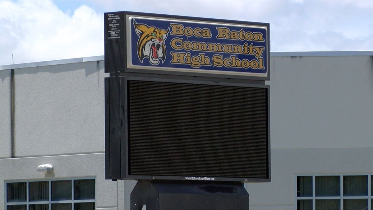 Report of 'armed subject' at Boca Raton High School, police say