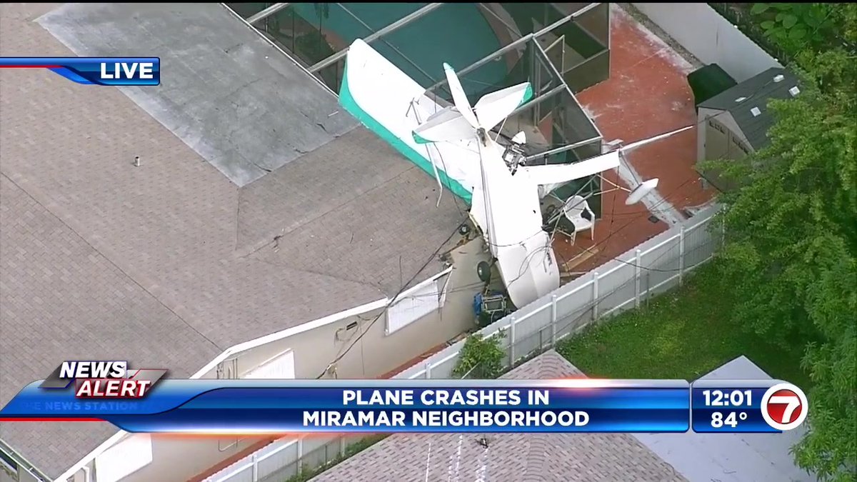 Miramar Fire Rescue has confirmed that two people have died. Both victims were onboard the plane