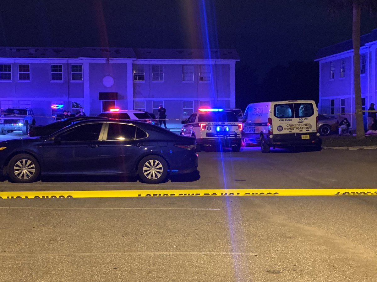 Orlando Police are searching for someone who officers say shot into an apartment with a man, woman, and infant inside. The man was hit but police say he'll be okay; the other 2 weren't but police said the victims (plural) were taken to a hospital. Working to learn more