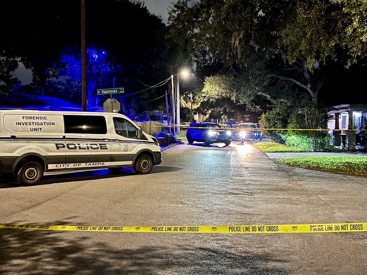 Tampa Police officers were dispatched to the 8500 block of N. Hamner Ave in reference to shots heard in the area. Upon arrival, officers discovered an adult male suffering from gunshot wounds to the upper body