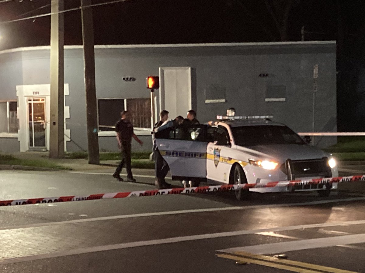 @JSOPIO responded to the area of 22nd / Moncrief around 1230am where they found two young adults a  M/F both shot in their lower extremities- both taken to the hospital in NLT condition 