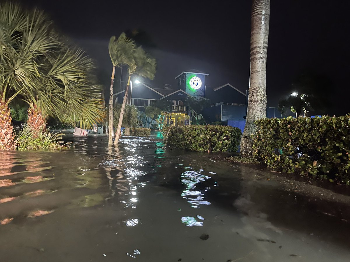 In Port Salerno FL is flooded.