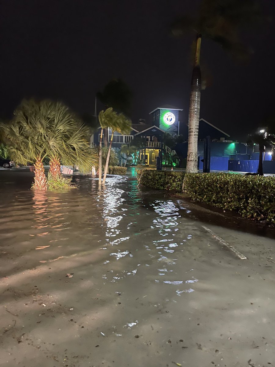 In Port Salerno FL is flooded.