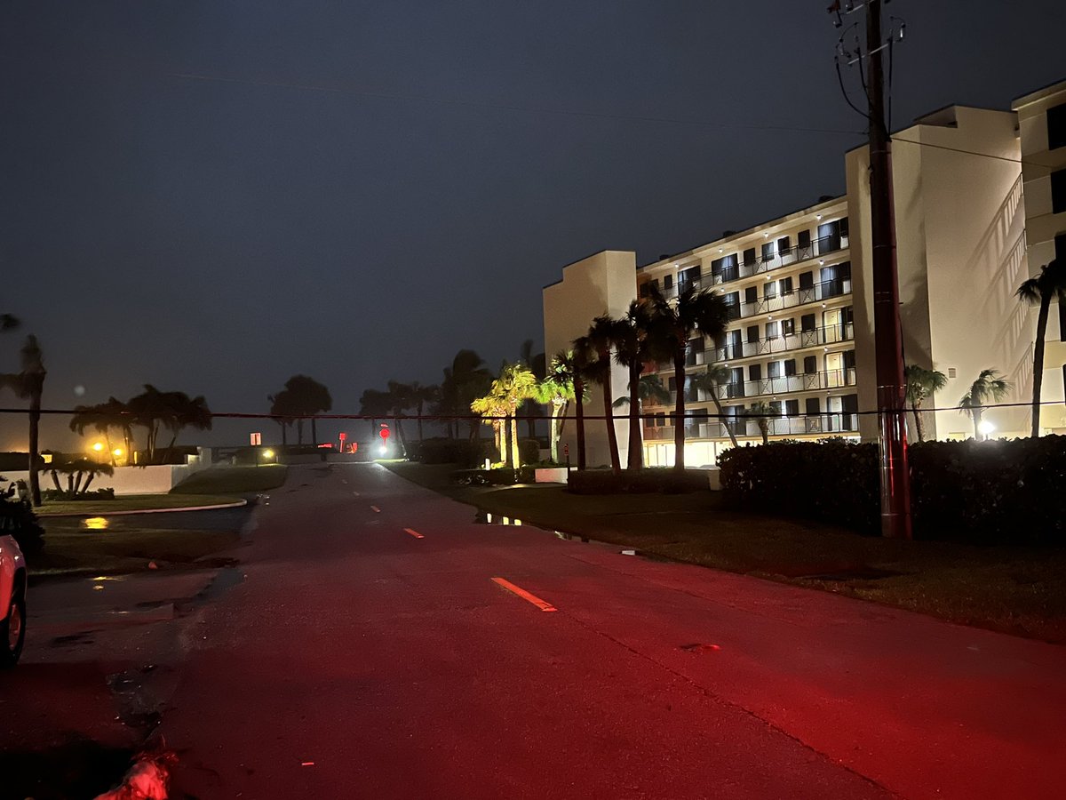 Power lines down to eye level on Indian Lilac Road in Vero Beach 