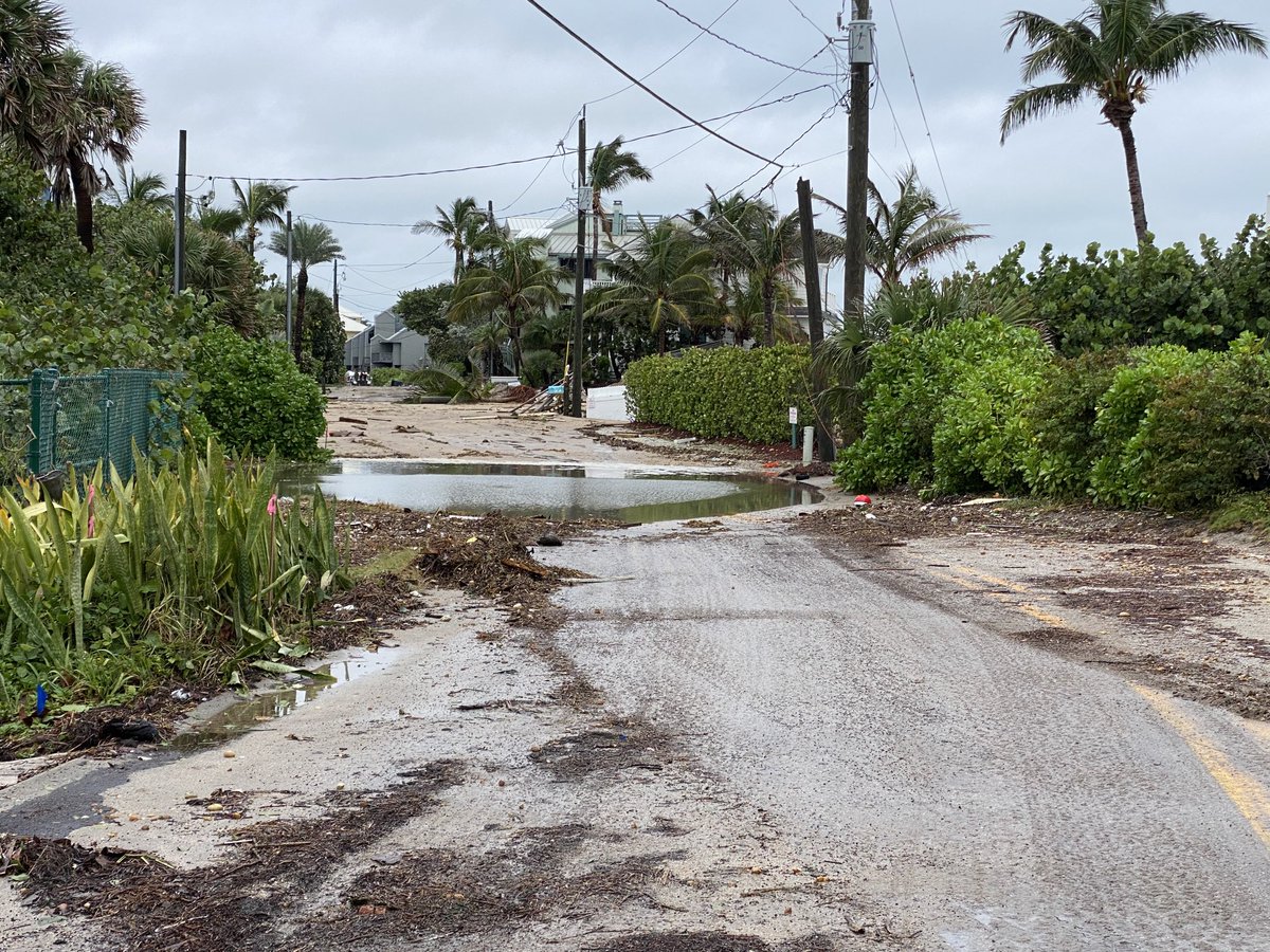 Pics from Hutchinson Island this morning after Hurricane Nicole hit the area