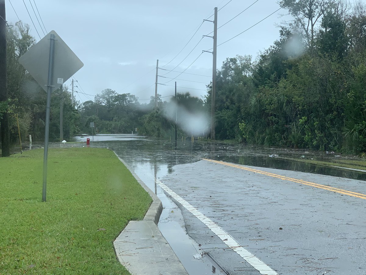 Masters Drive near St. Augustine underwater