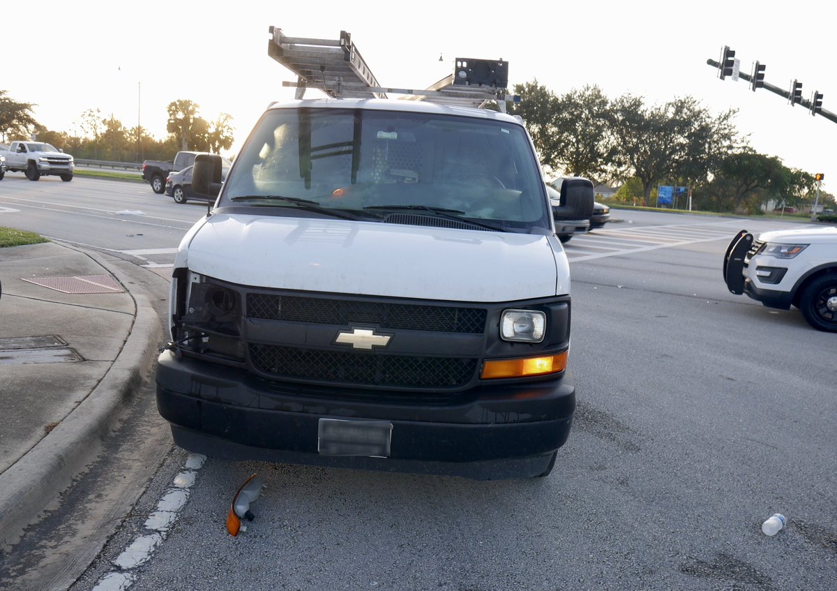 14 y/o student was struck by a vehicle this morning at Crosstown/Cameo Blvd as she was crossing the road. Air lifted to hospital with non-life threatening head injuries. Currently in stable condition