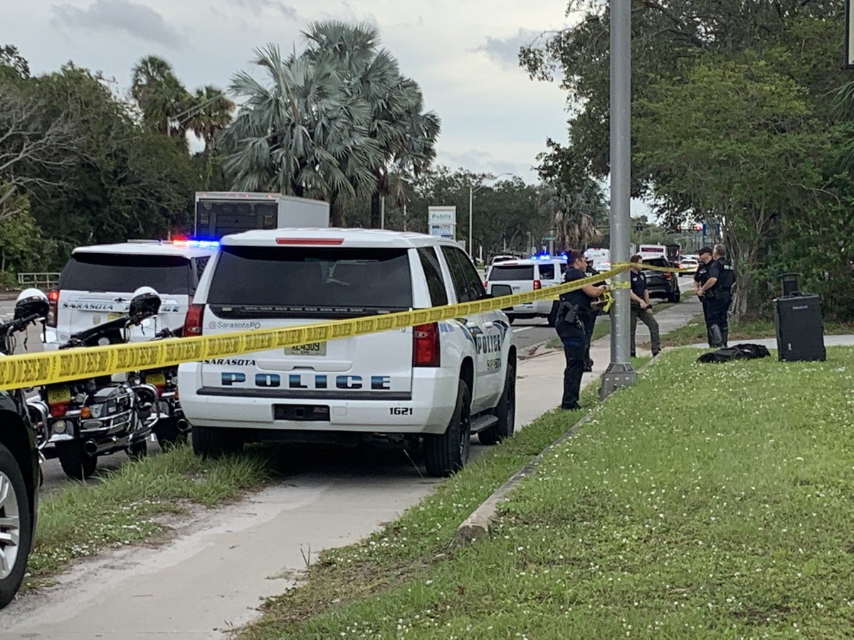 Offices with @SarasotaPD are responding to an officer involved shooting. 