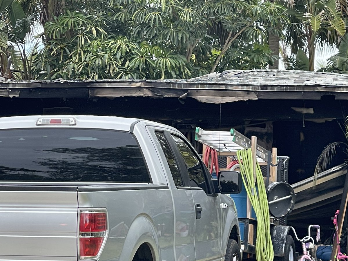 Early morning fire guts home on Magnolia Ave in Melbourne Beach. Two people inside ok, two dogs ok, two dogs didn't make it. Cause being investigated by State Fire Marshal. 